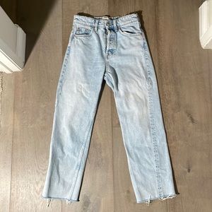Zara straight leg jeans